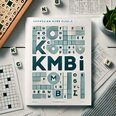 DALL E 2024 11 05 19 19 19 Create a modern and stylish logo for a Norwegian word puzzle brand named KOMBI The logo should feature clean lines and a sense of playfulness poss